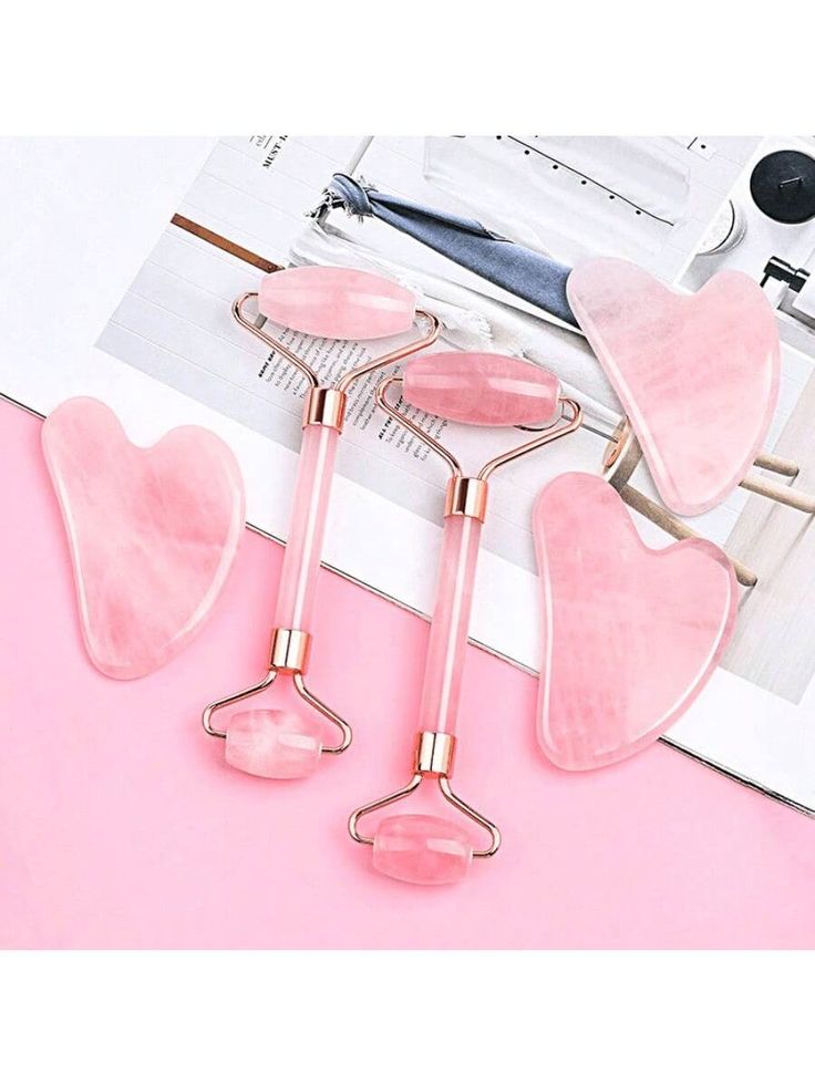 rouleau en resine rose