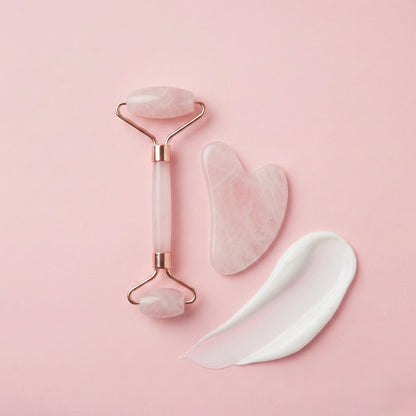 Rouleau en resine rose