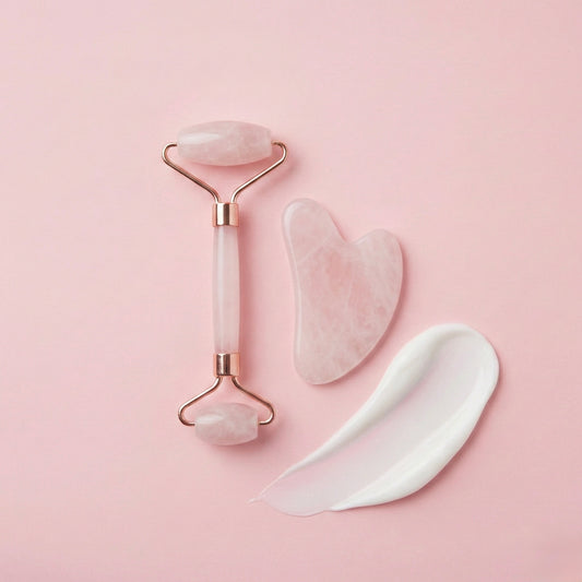 Rouleau en resine rose