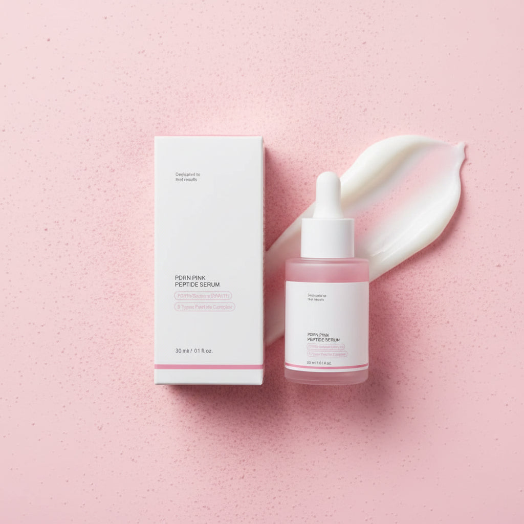 Pink peptide serum