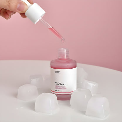 Pink peptide serum